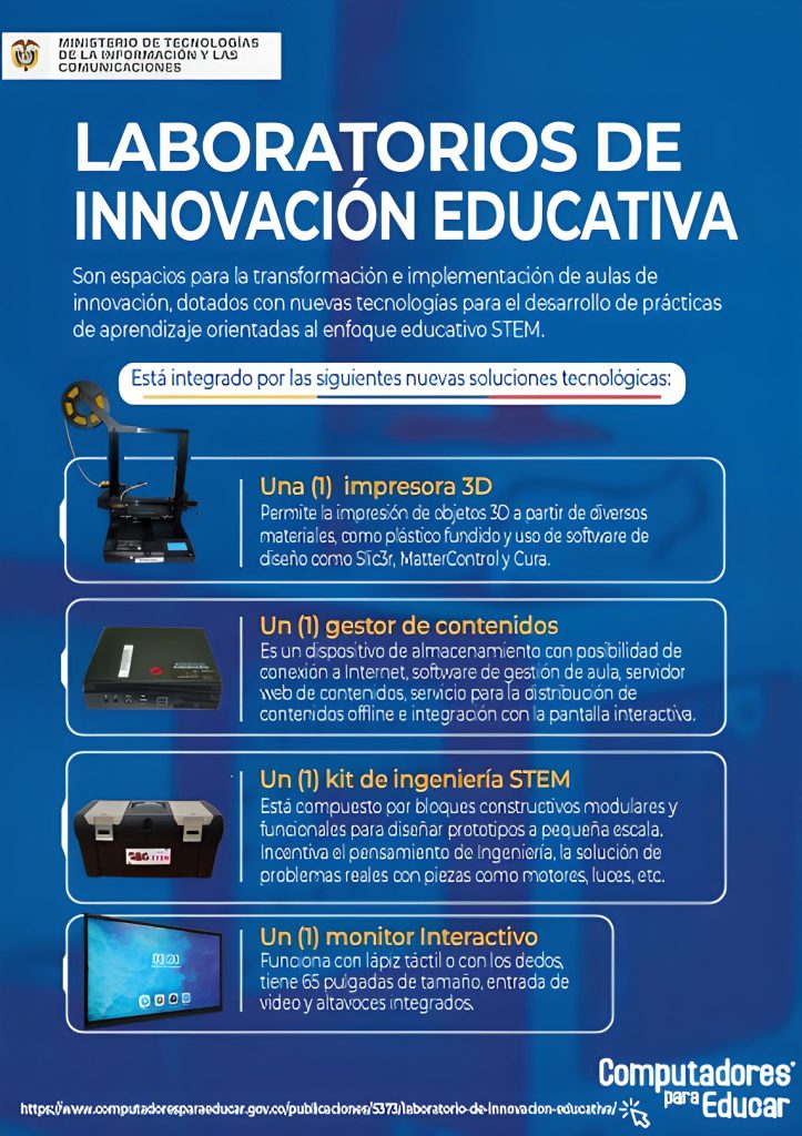 MINTIC ENTREGA EQUIPAMENTO TECNOLÓGICO EDUCATIVO A LAS 5 INSTITUCIONES ...